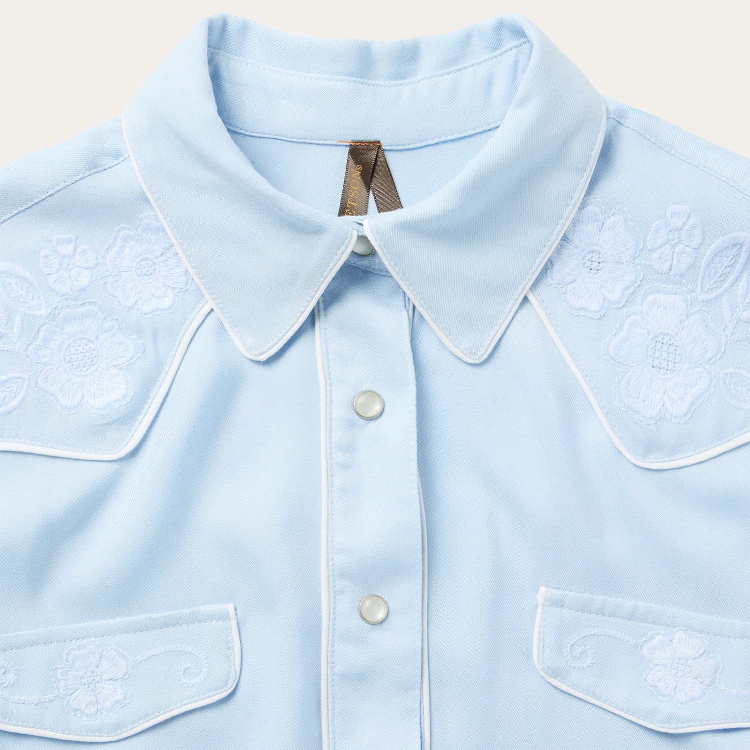 Embroidered Retro Western Shirt