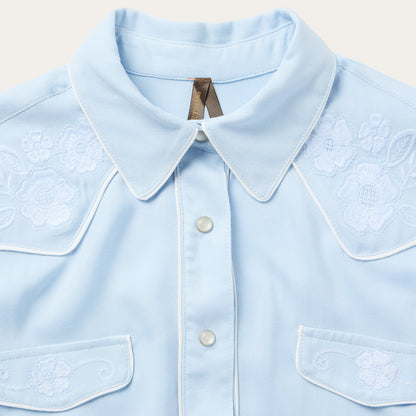 Embroidered Retro Western Shirt