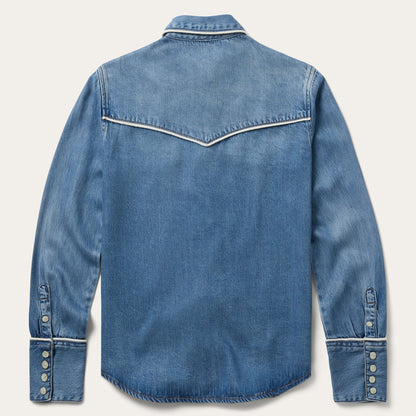 Piped Denim Shirt