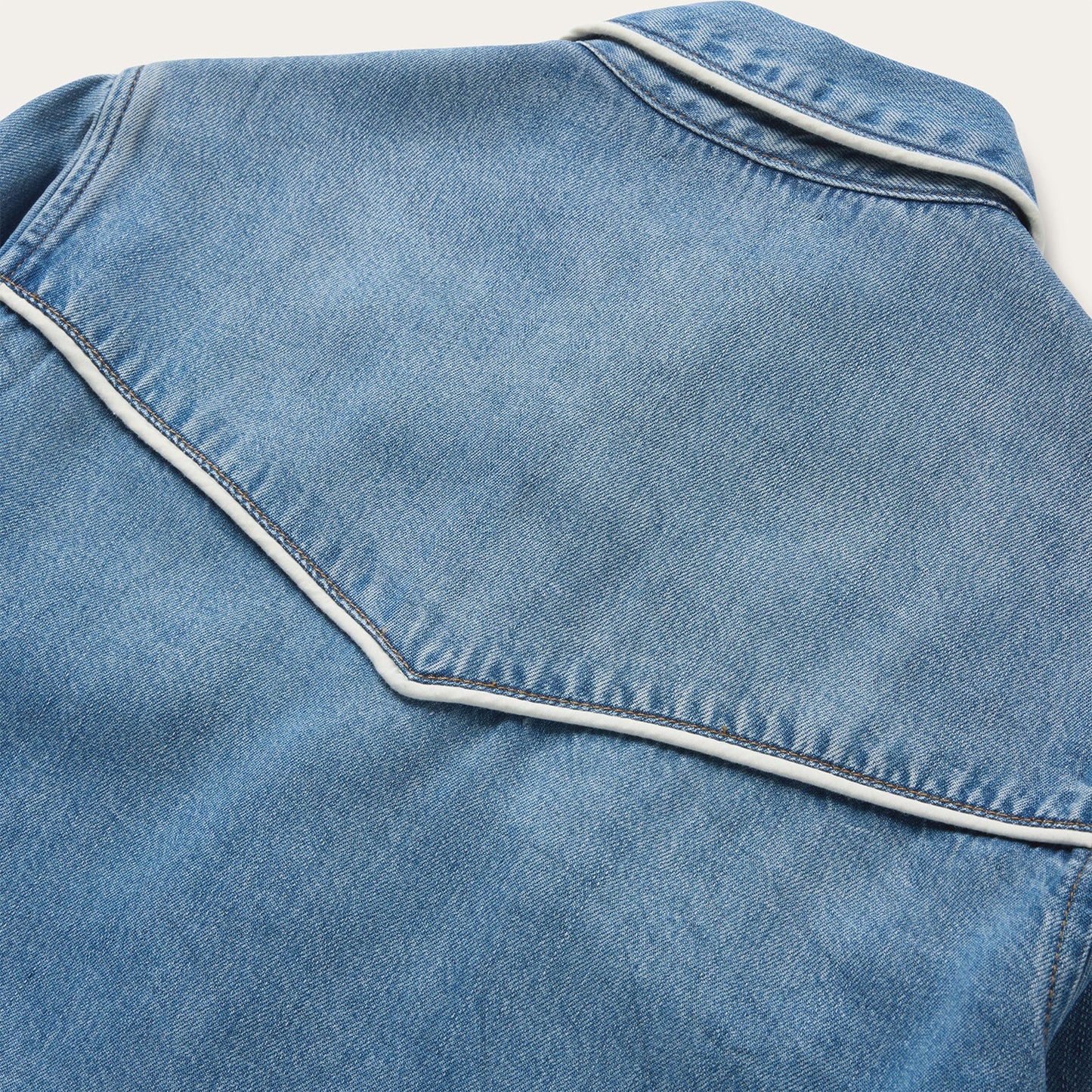 Piped Denim Shirt