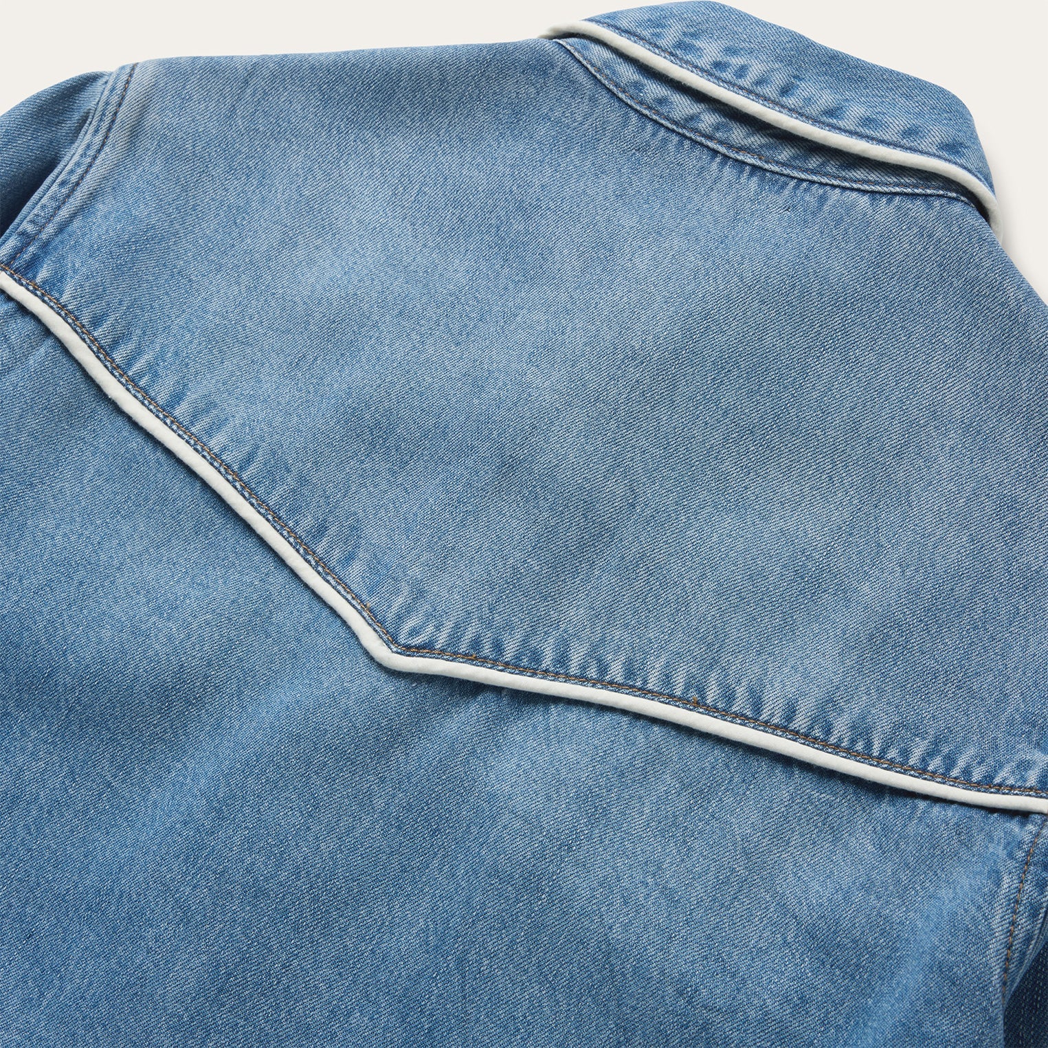 Piped Denim Shirt