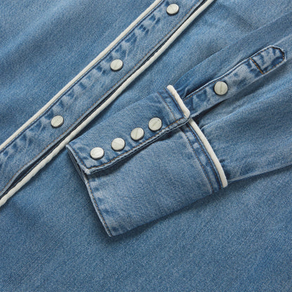 Piped Denim Shirt