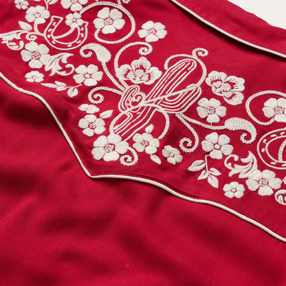 Embroidered Retro Western Shirt