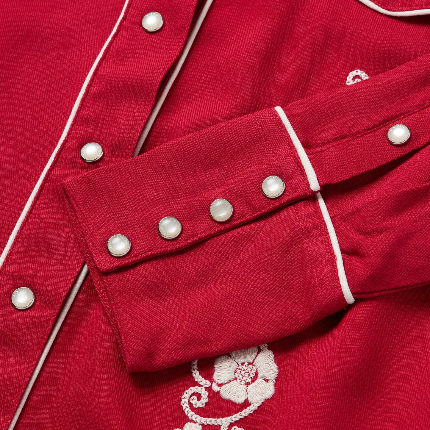 Embroidered Retro Western Shirt