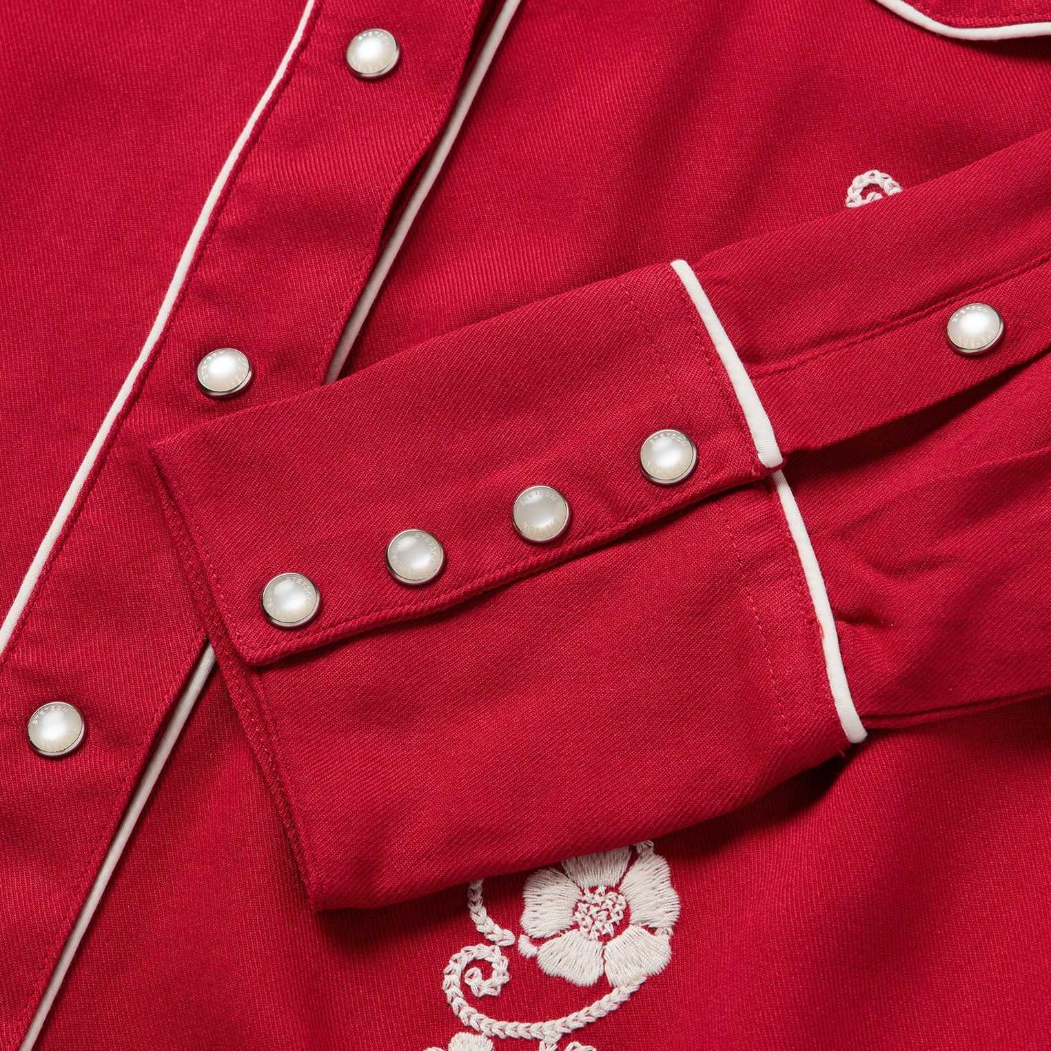 Embroidered Retro Western Shirt