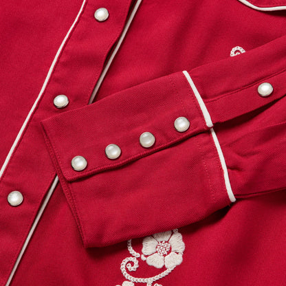 Embroidered Retro Western Shirt