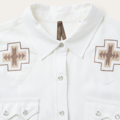 Embroidered Western Shirt
