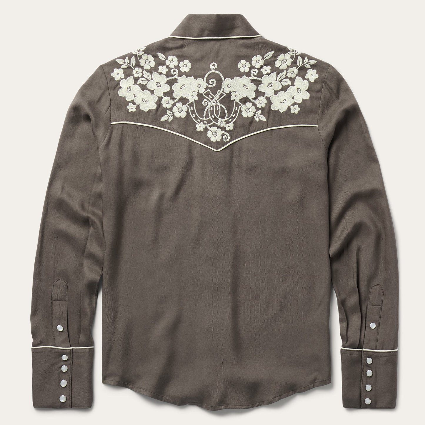 Embroidered Retro Western Shirt