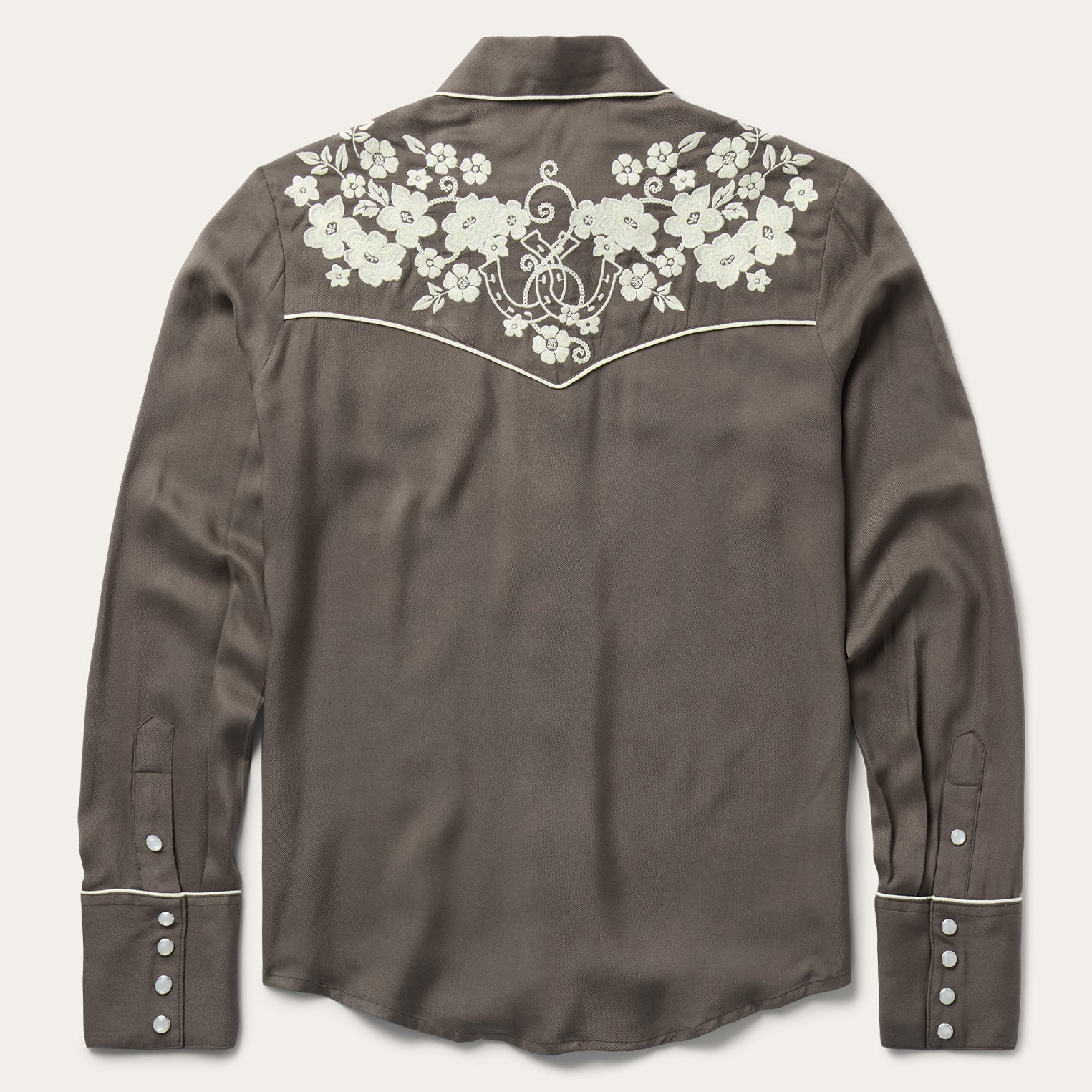 Embroidered Retro Western Shirt