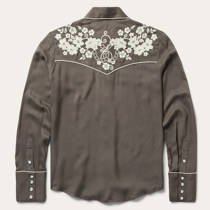 Embroidered Retro Western Shirt
