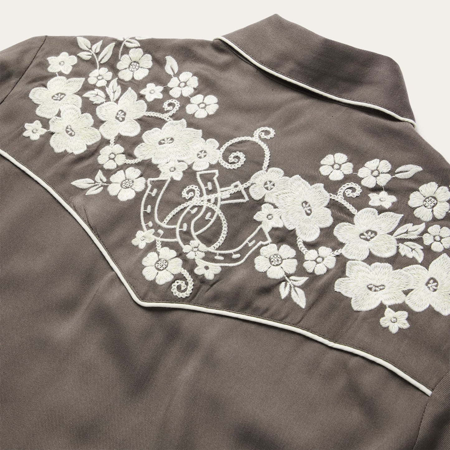 Embroidered Retro Western Shirt