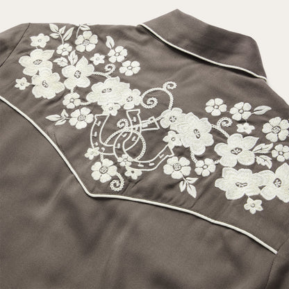 Embroidered Retro Western Shirt