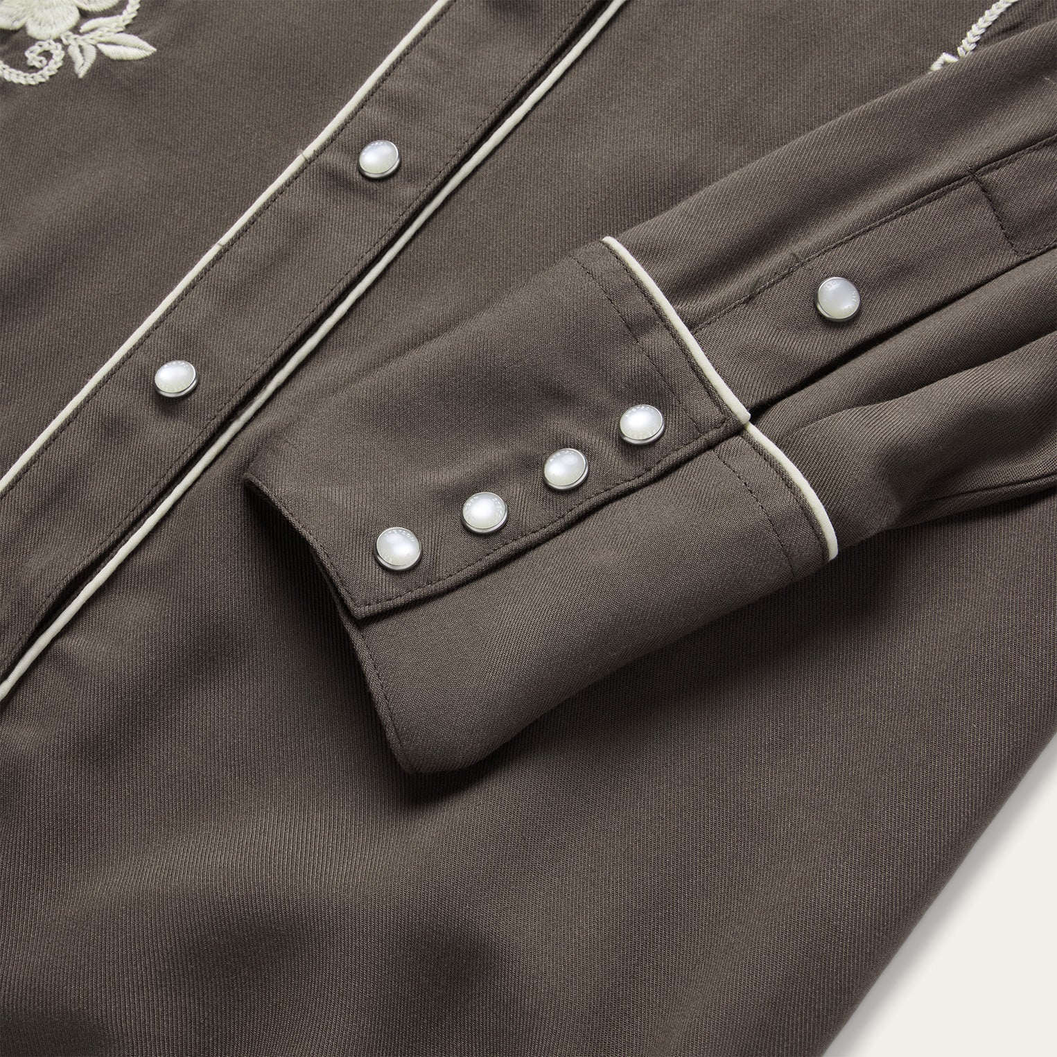 Embroidered Retro Western Shirt
