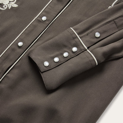 Embroidered Retro Western Shirt