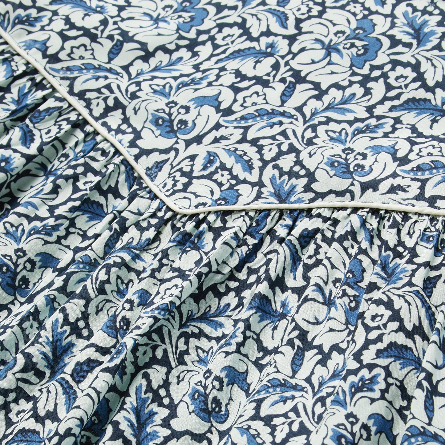 Indigo Tapestry Print Blouse