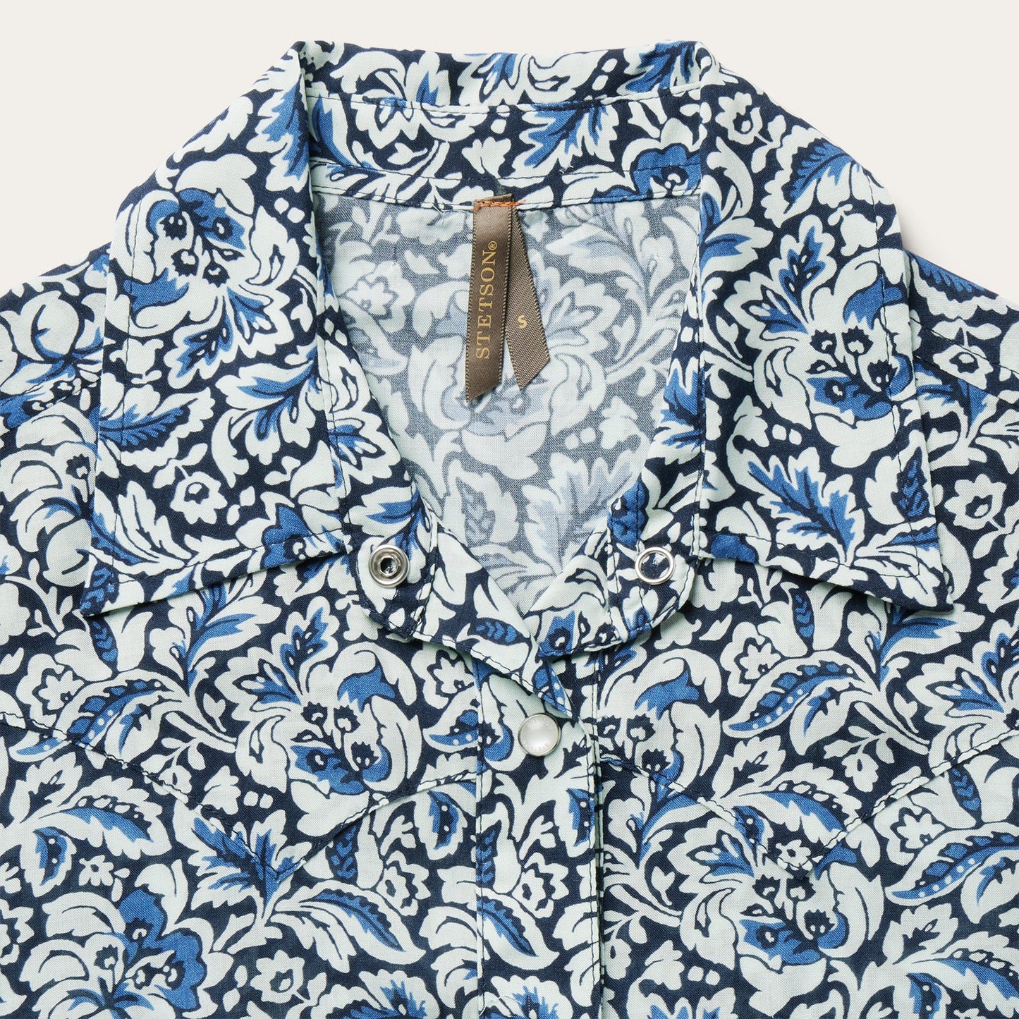 Indigo Tapestry Print Shirt