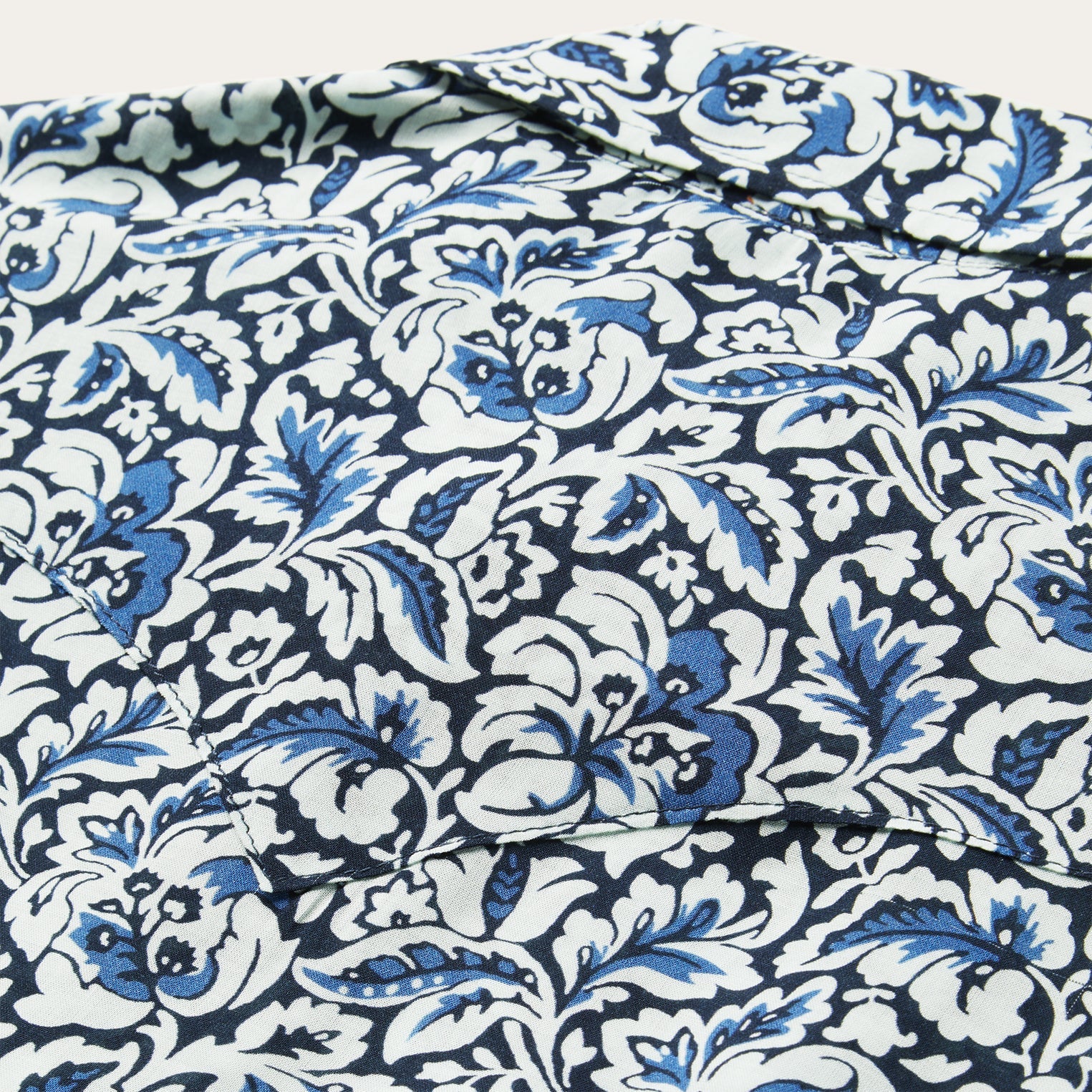Indigo Tapestry Print Shirt