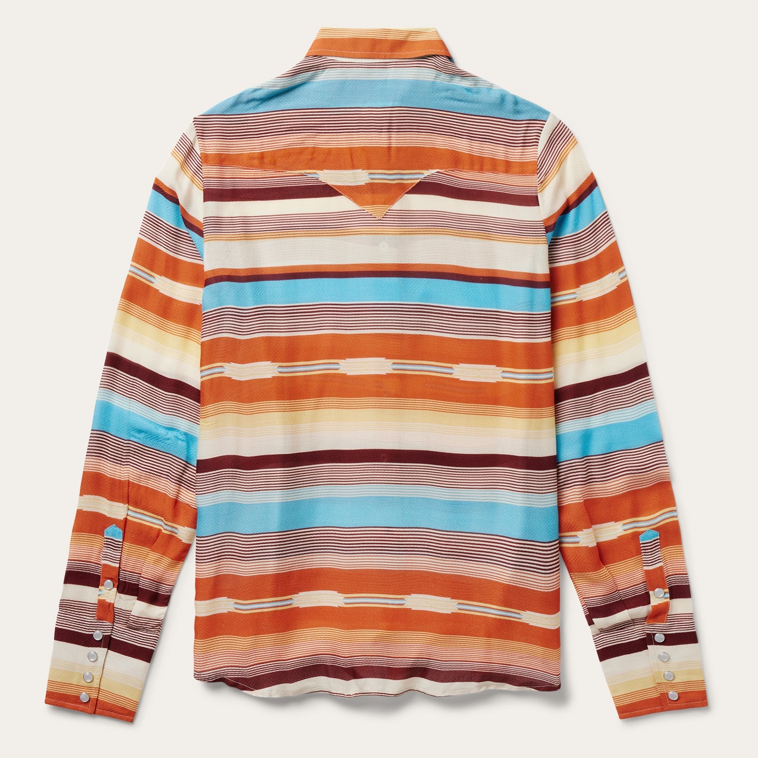 Sunset Serape Print Western Shirt