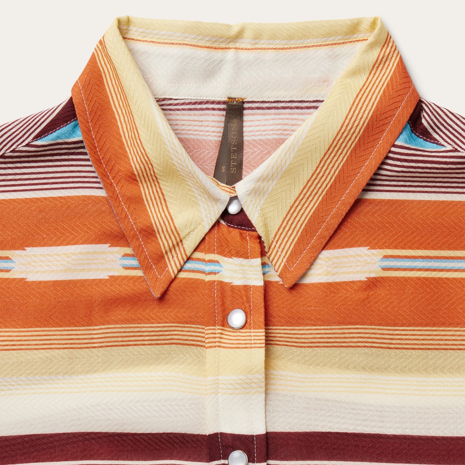 Sunset Serape Print Western Shirt