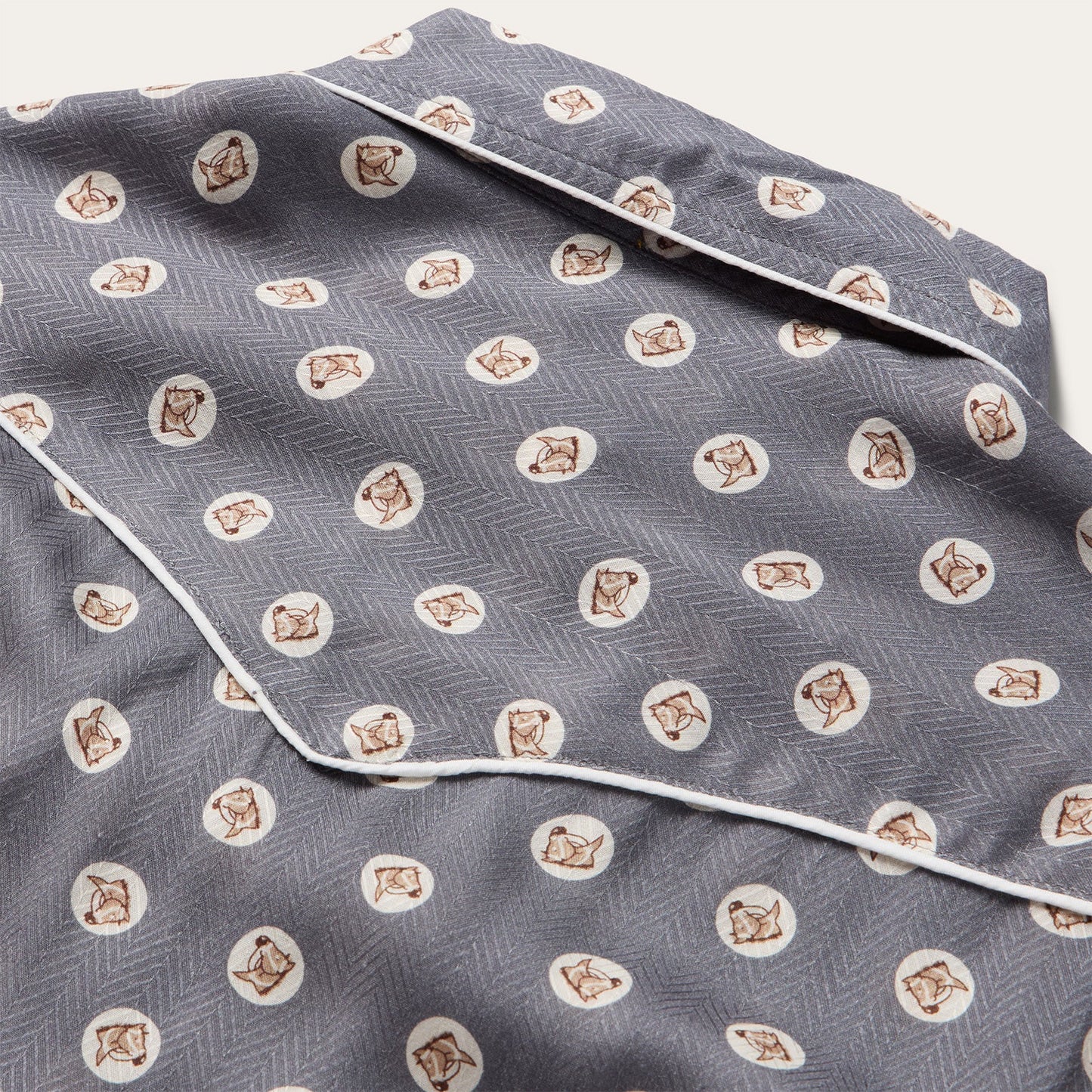 Horse Pennies Print Western Shirt