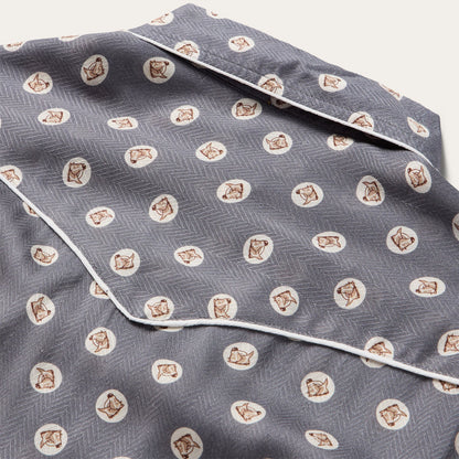 Horse Pennies Print Western Shirt