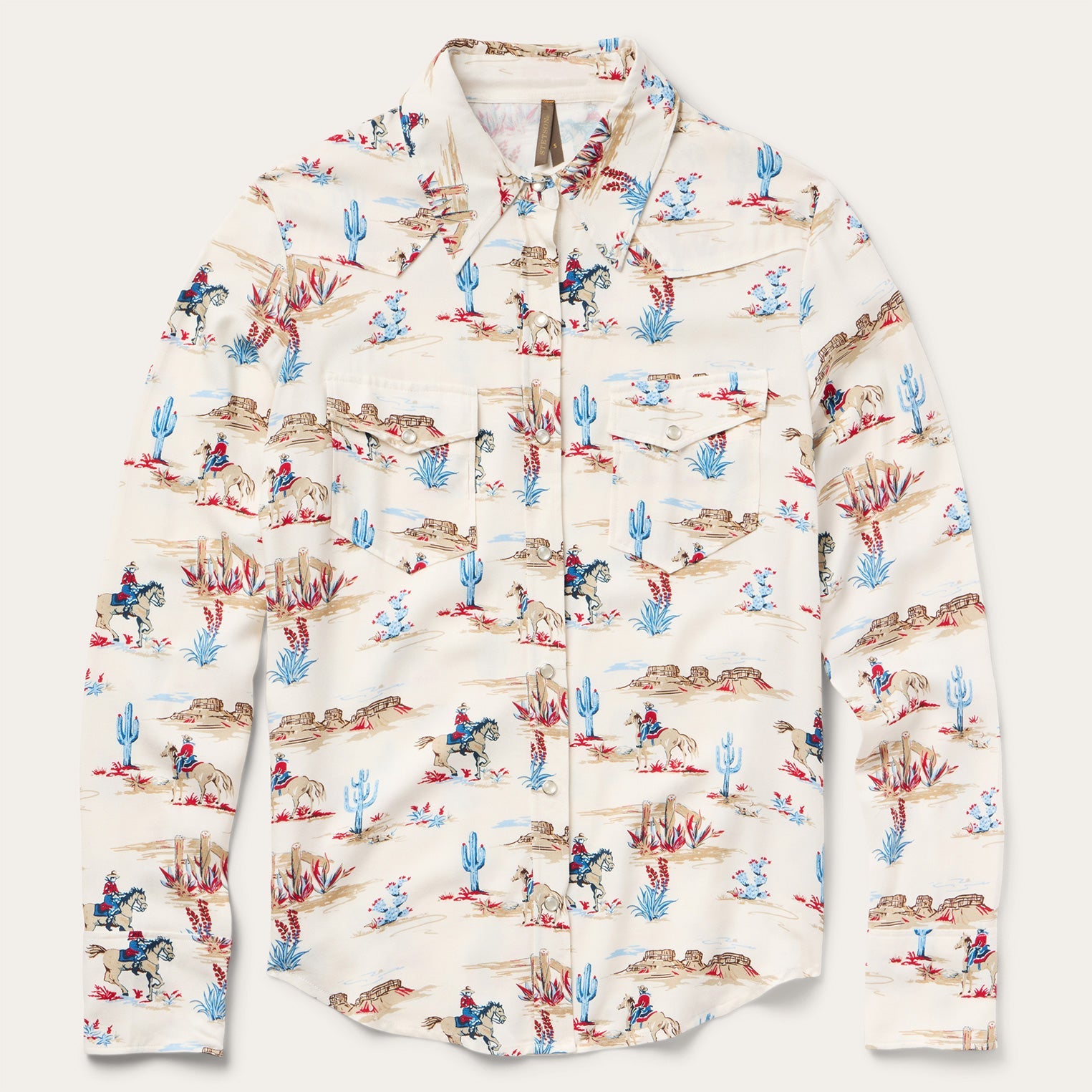 Desert Trail Print Western Shirt