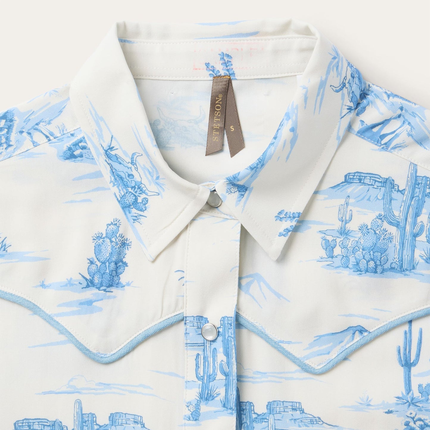 Indigo Trail Print Shirt