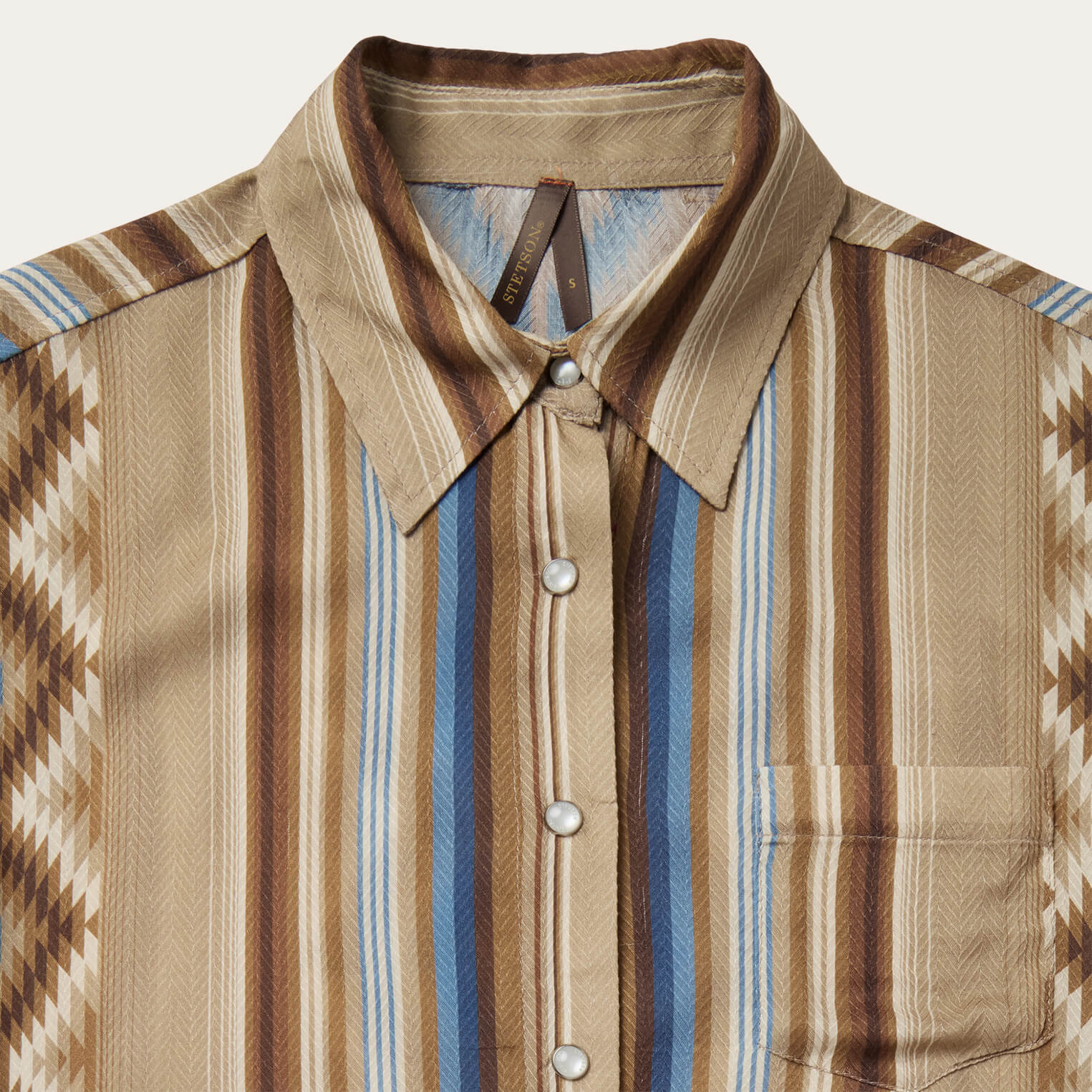 Sand Serape Print Shirt