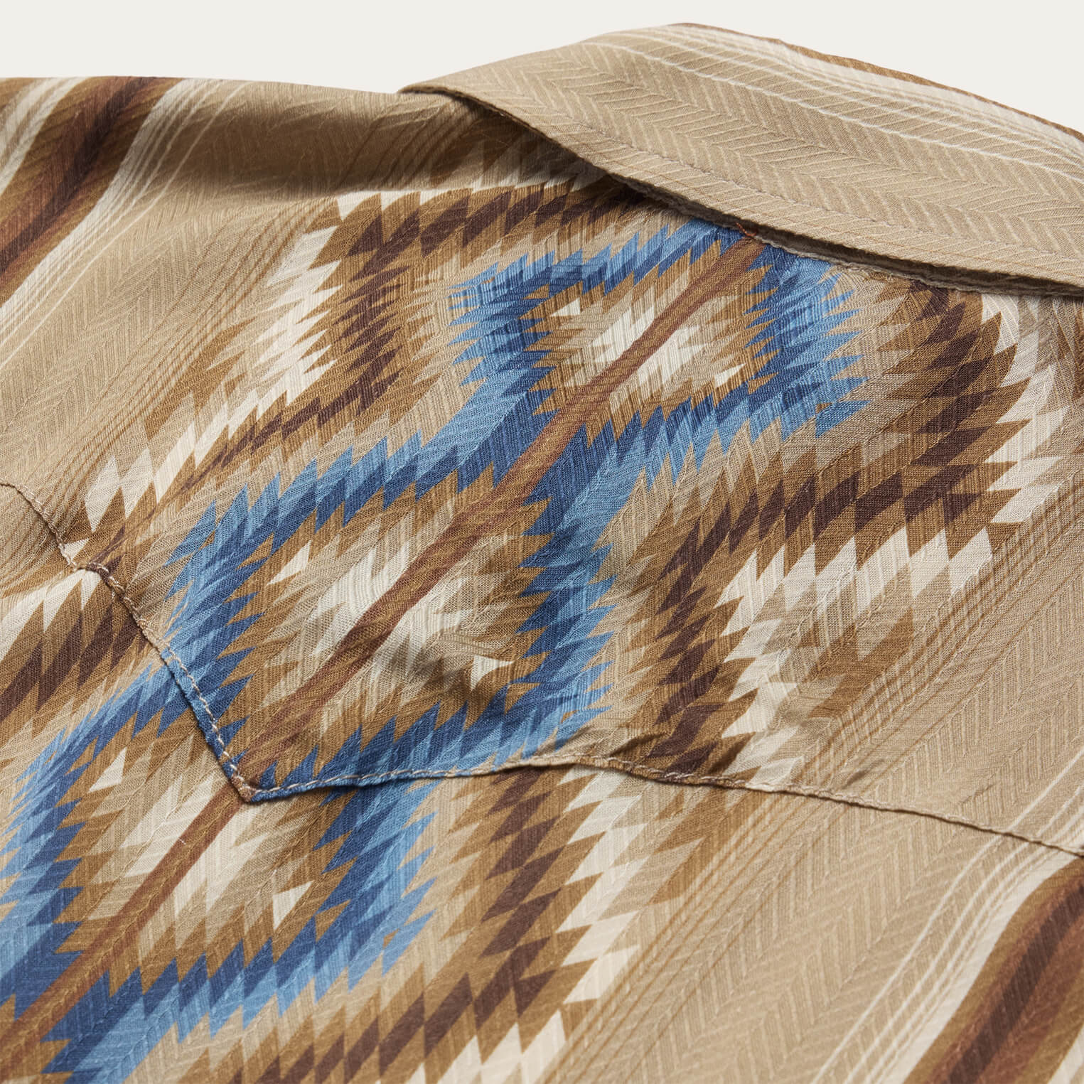 Sand Serape Print Shirt