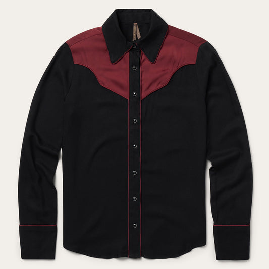 Piped Western Blouse