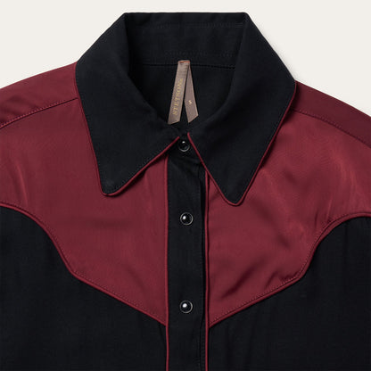 Piped Western Blouse