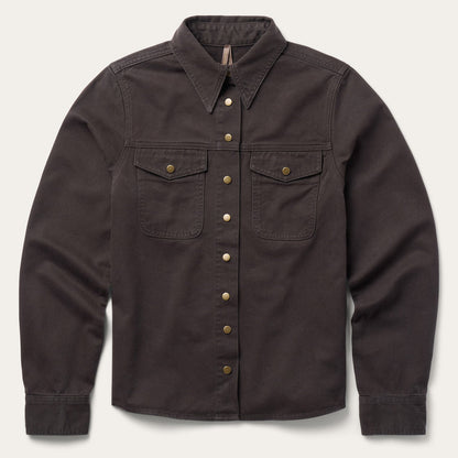 Desert Scene Embroidered Western Shirt