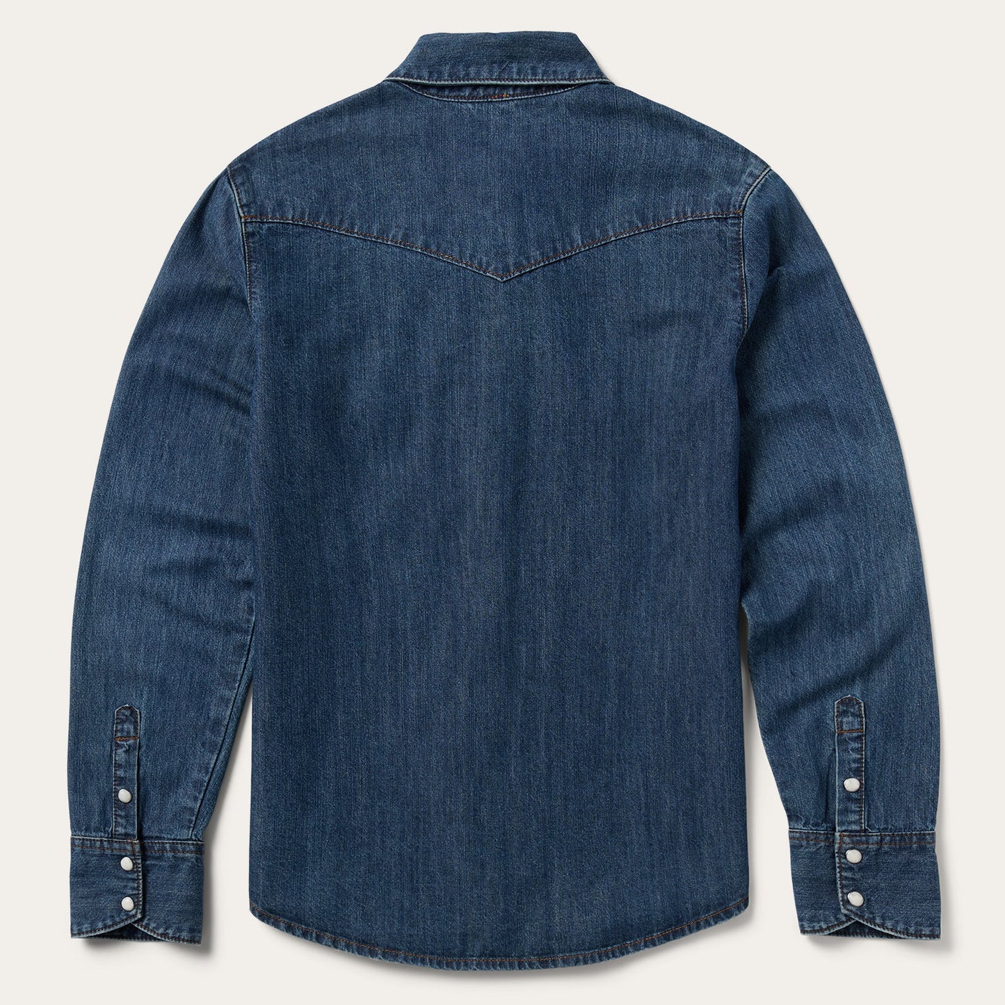 Dark Denim Snap Western Shirt