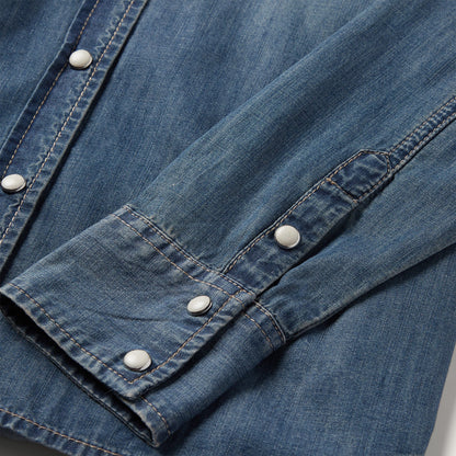 Boyfriend Fit Denim Shirt
