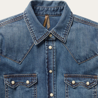 Distressed Denim Shirt