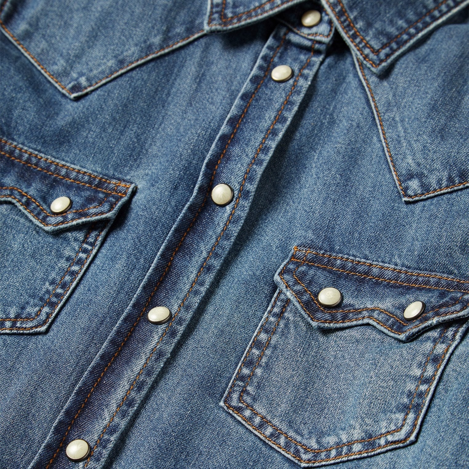 Distressed Denim Shirt