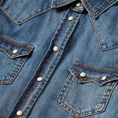 Distressed Denim Shirt