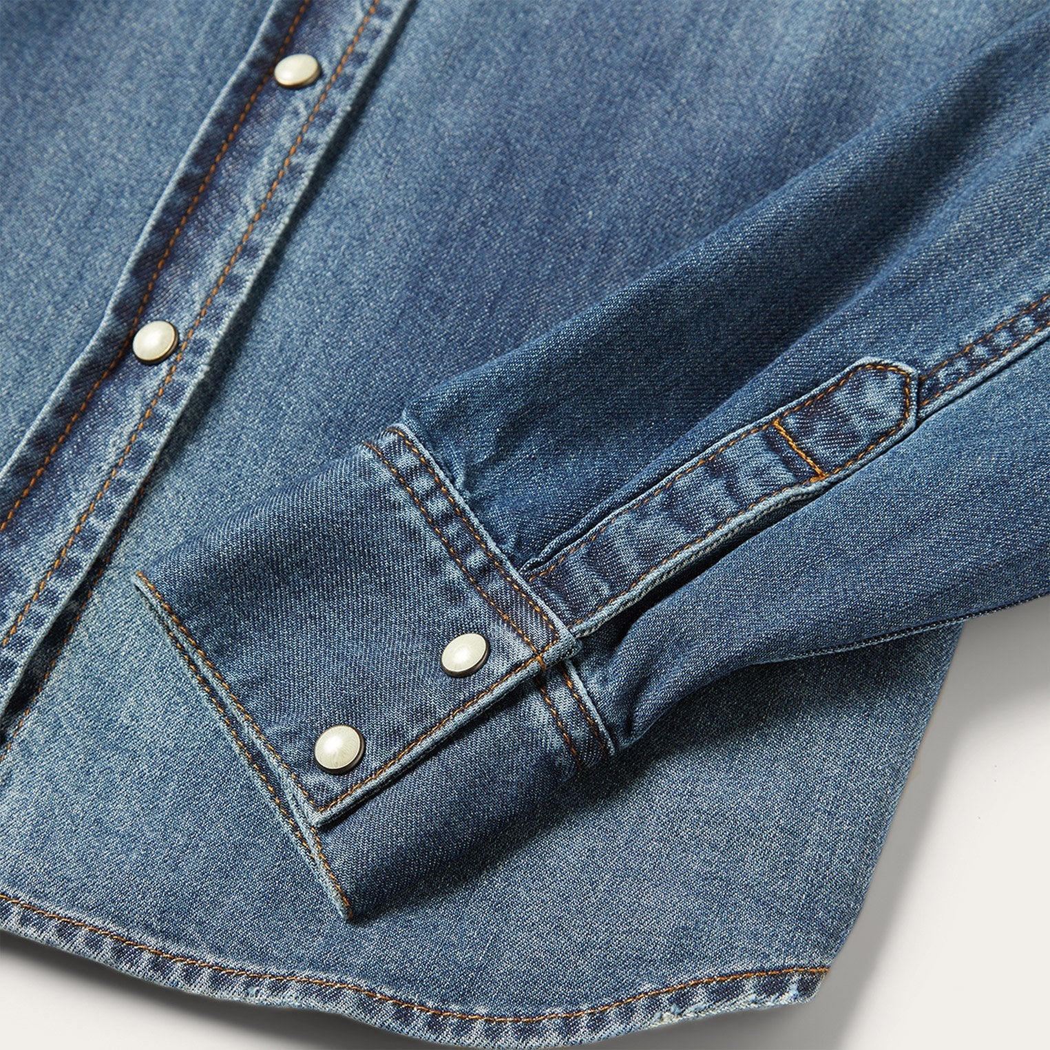 Distressed Denim Shirt