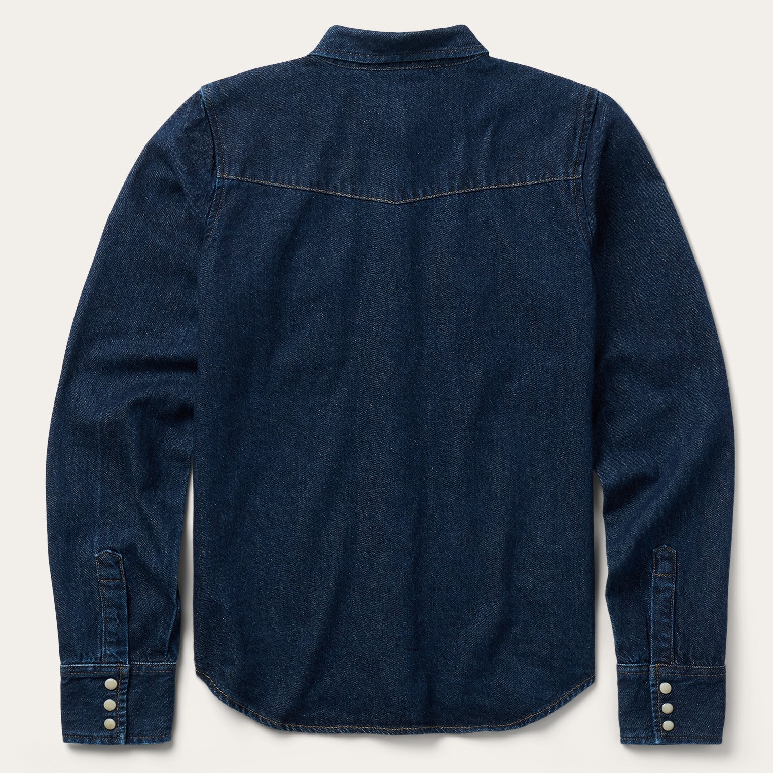 Raw Denim Western Shirt