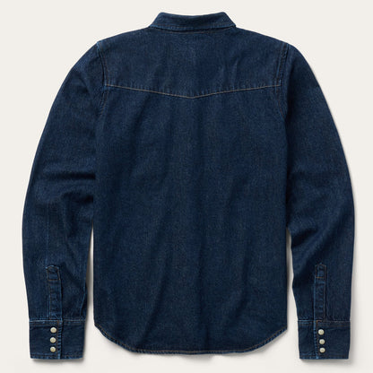 Raw Denim Western Shirt