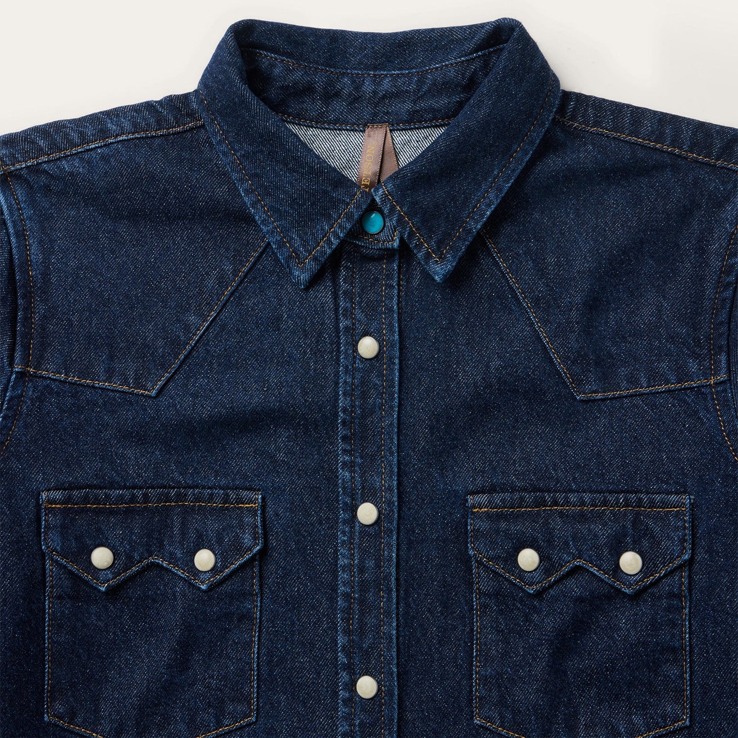 Raw Denim Western Shirt
