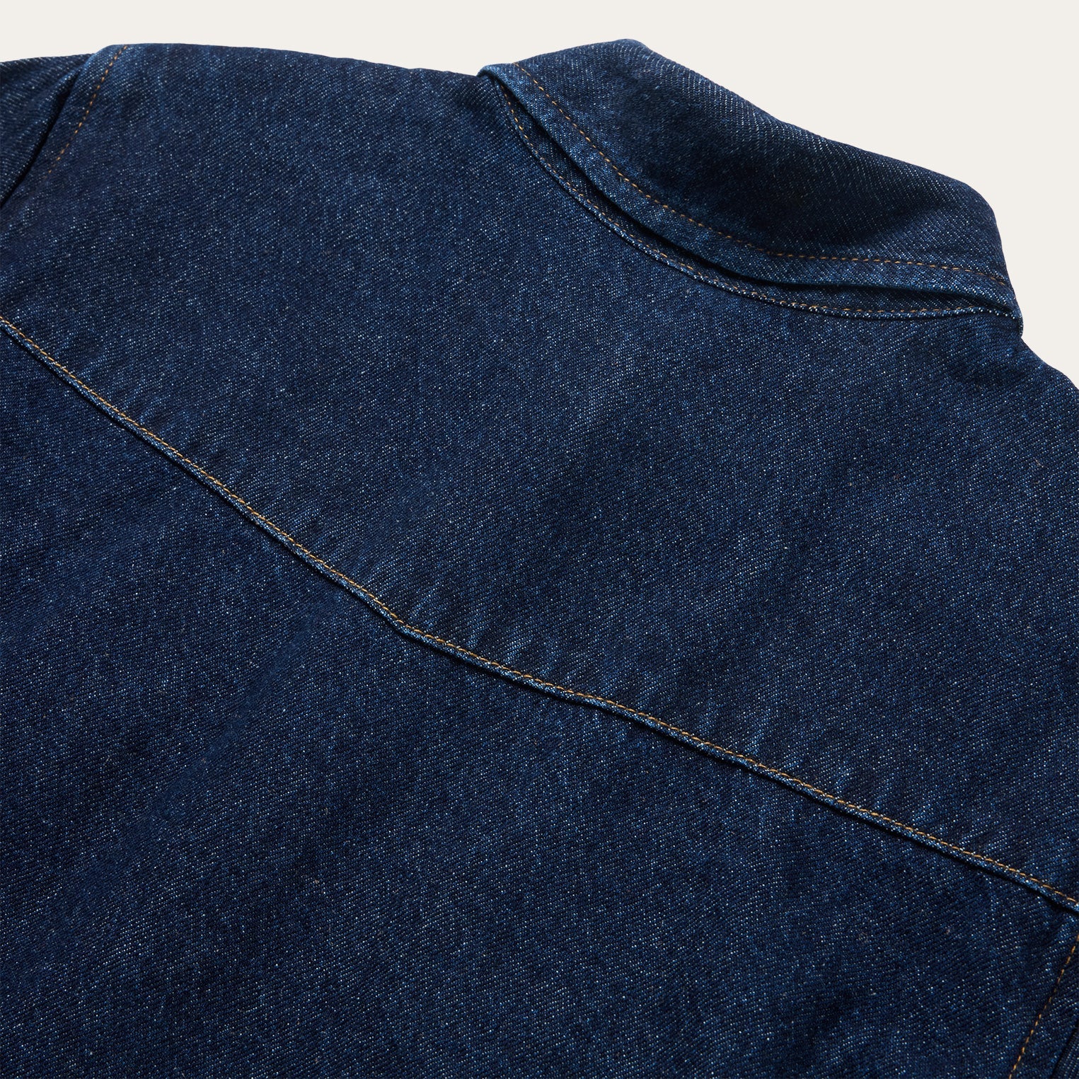 Raw Denim Western Shirt