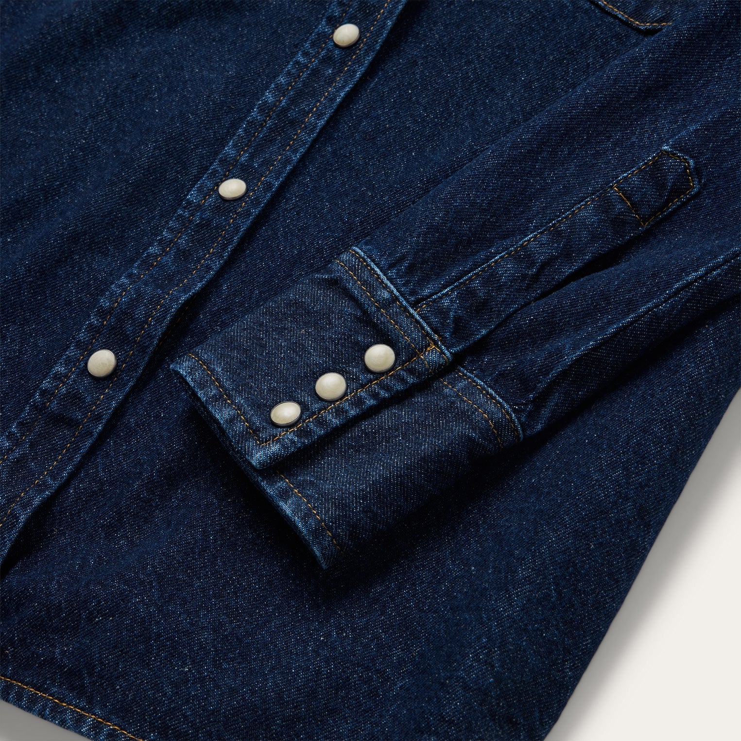 Raw Denim Western Shirt
