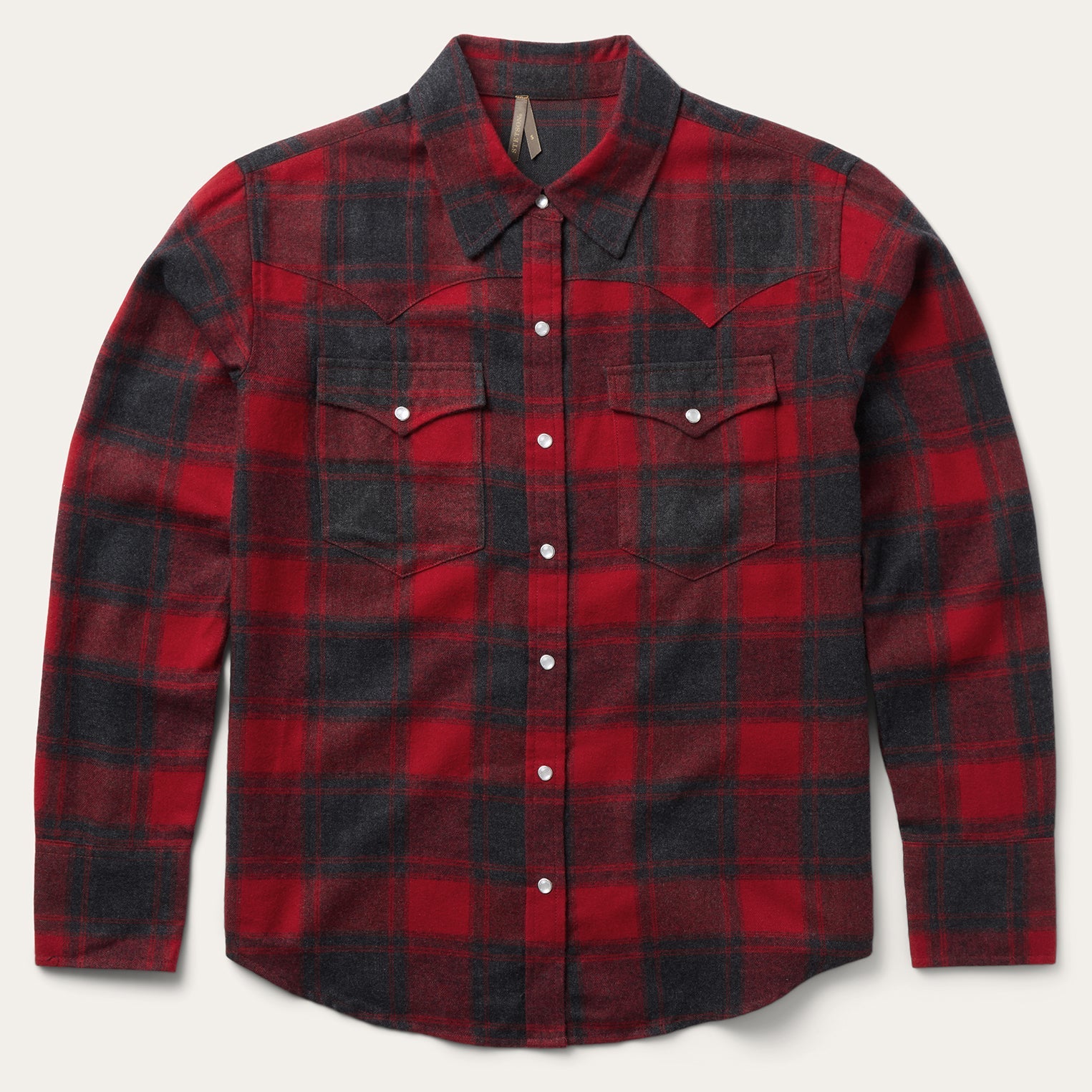 Buffalo Plaid Flannel Western Shirt