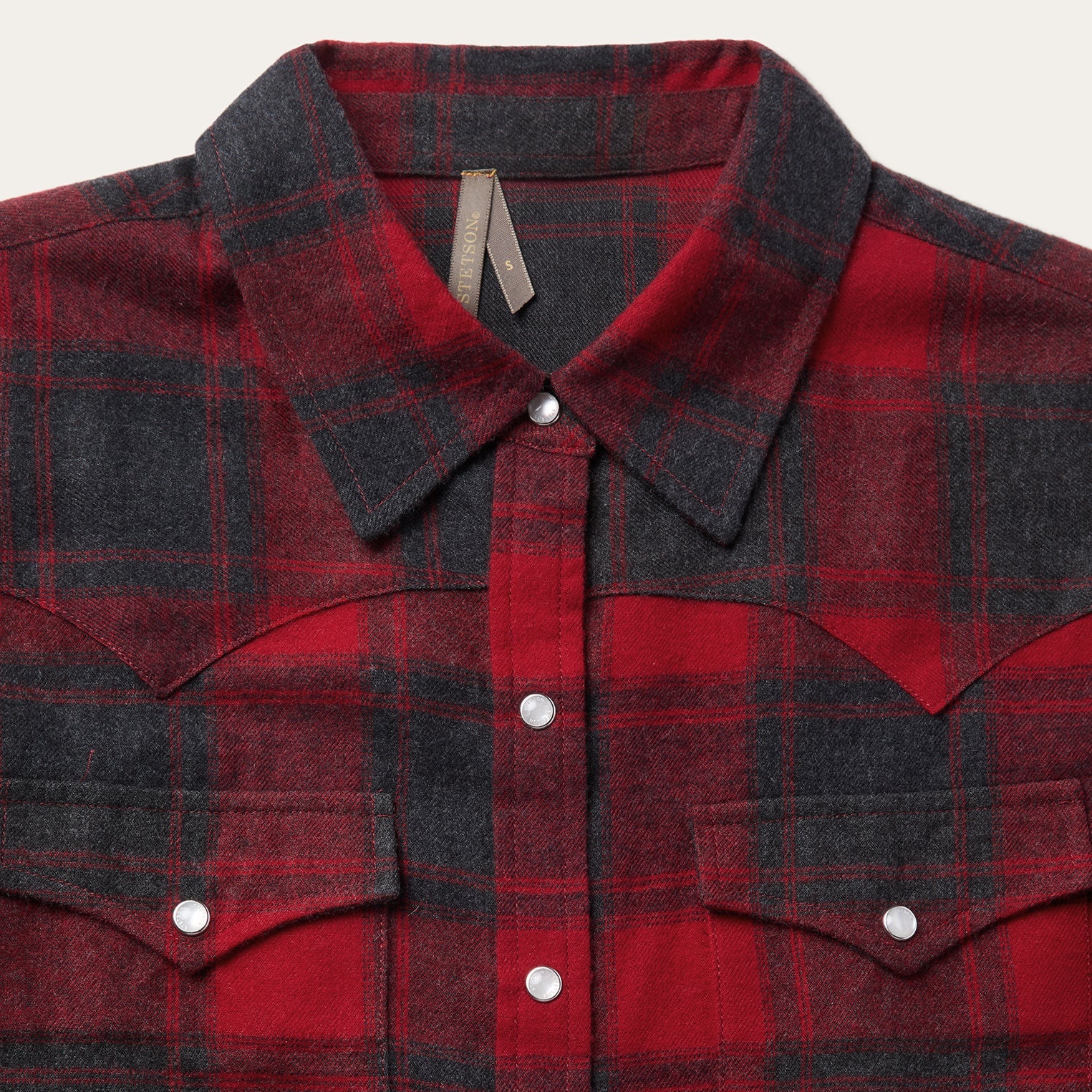 Buffalo Plaid Flannel Western Shirt