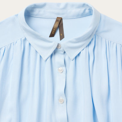 Twill Collared Blouse