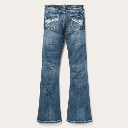 816 Fit Jeans With White "S" Back Pocket