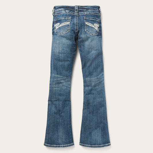 816 Fit Jeans With White "S" Back Pocket