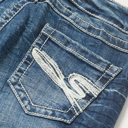 816 Fit Jeans With White "S" Back Pocket