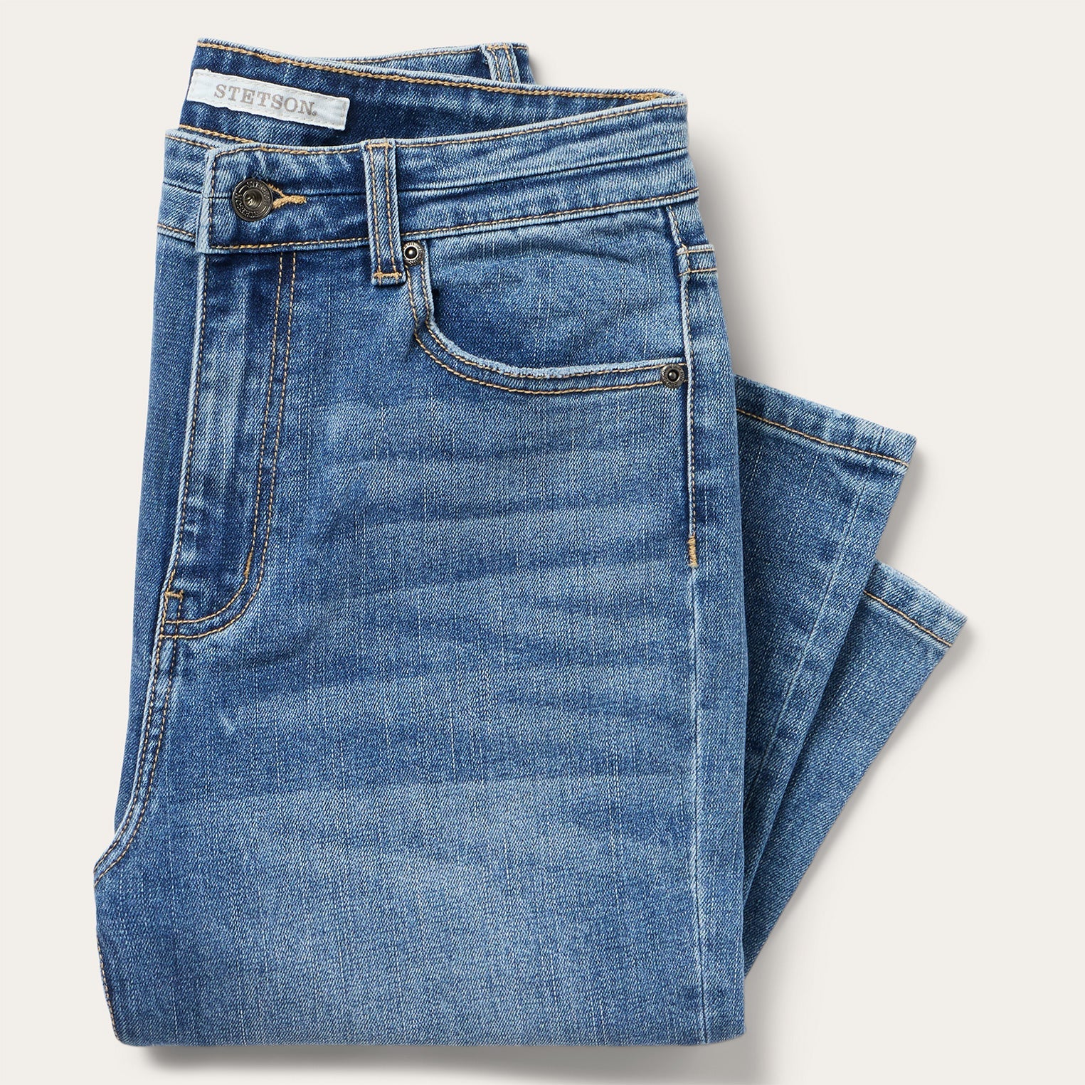 915 High Rise Straight Fit Jeans